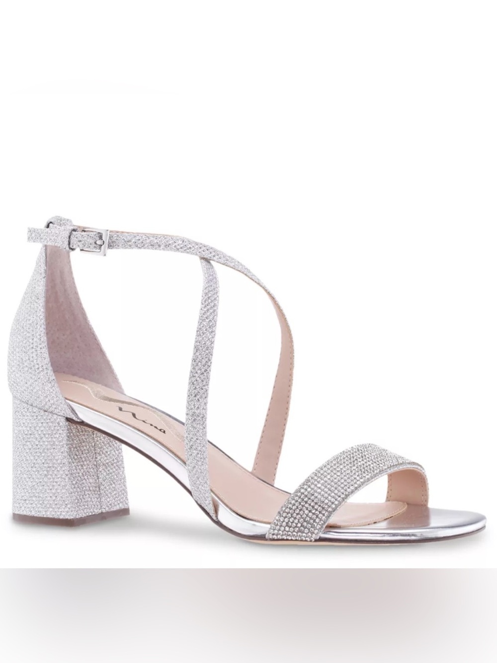 Nina Neville Heel - Silver, Size 10